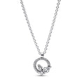 Pandora Timeless Collier Pendentif Cercle & Herbier Scintillant 392620C01-45