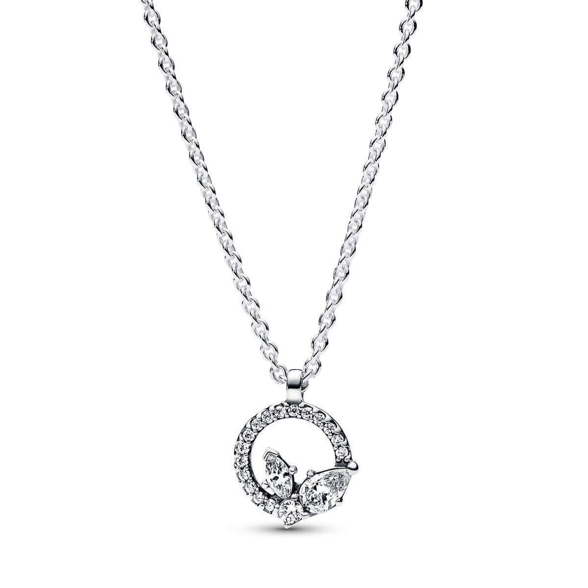 Pandora Timeless Collier Pendentif Cercle & Herbier Scintillant 392620C01-45