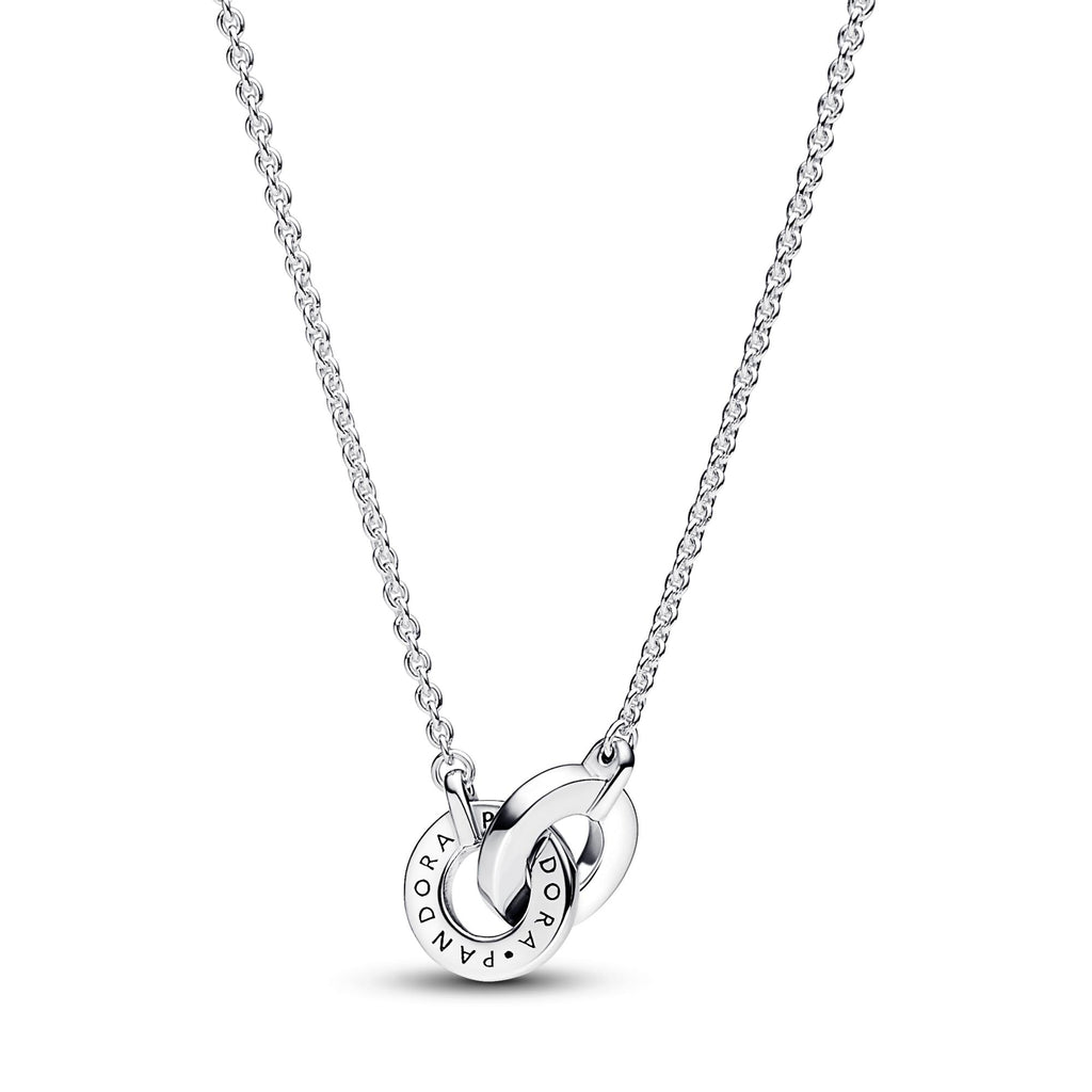 Pandora Signature Collier Pendentif Pavé Entrelacé 392736C01-45