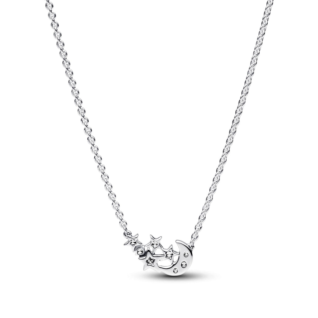 Pandora Moments Collier Lune & Étoile Scintillantes 392991C01-45