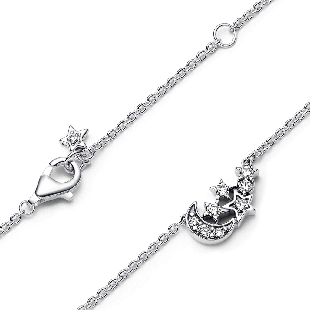 Pandora Moments Collier Lune & Étoile Scintillantes 392991C01-45
