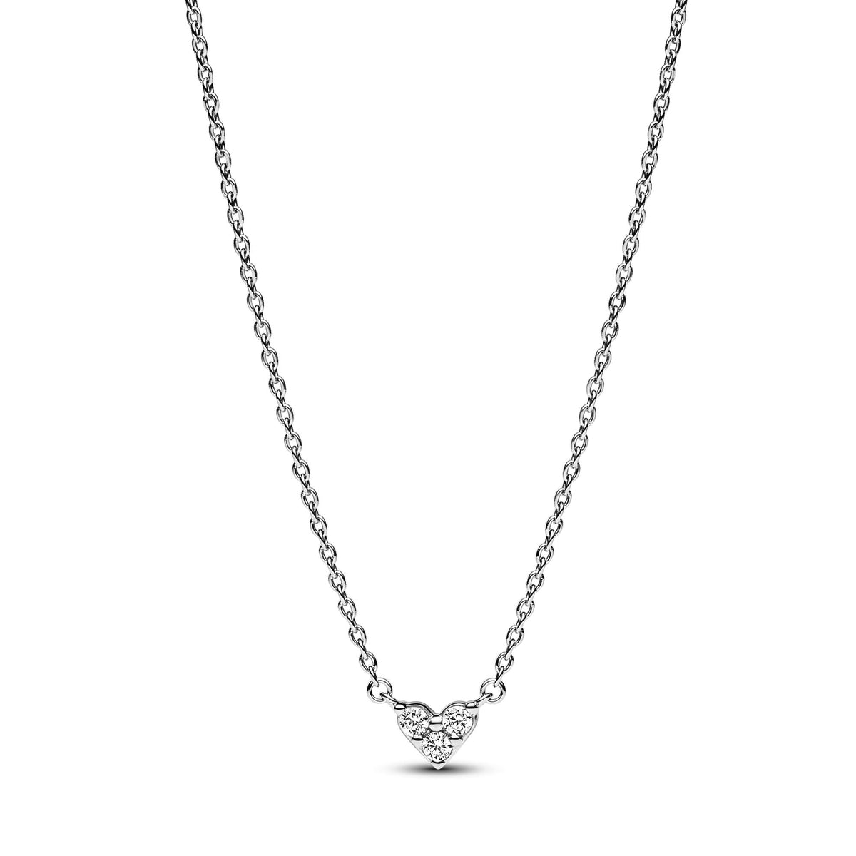 Pandora Timeless Collier Cœur Triple Pierre 393014C01-45