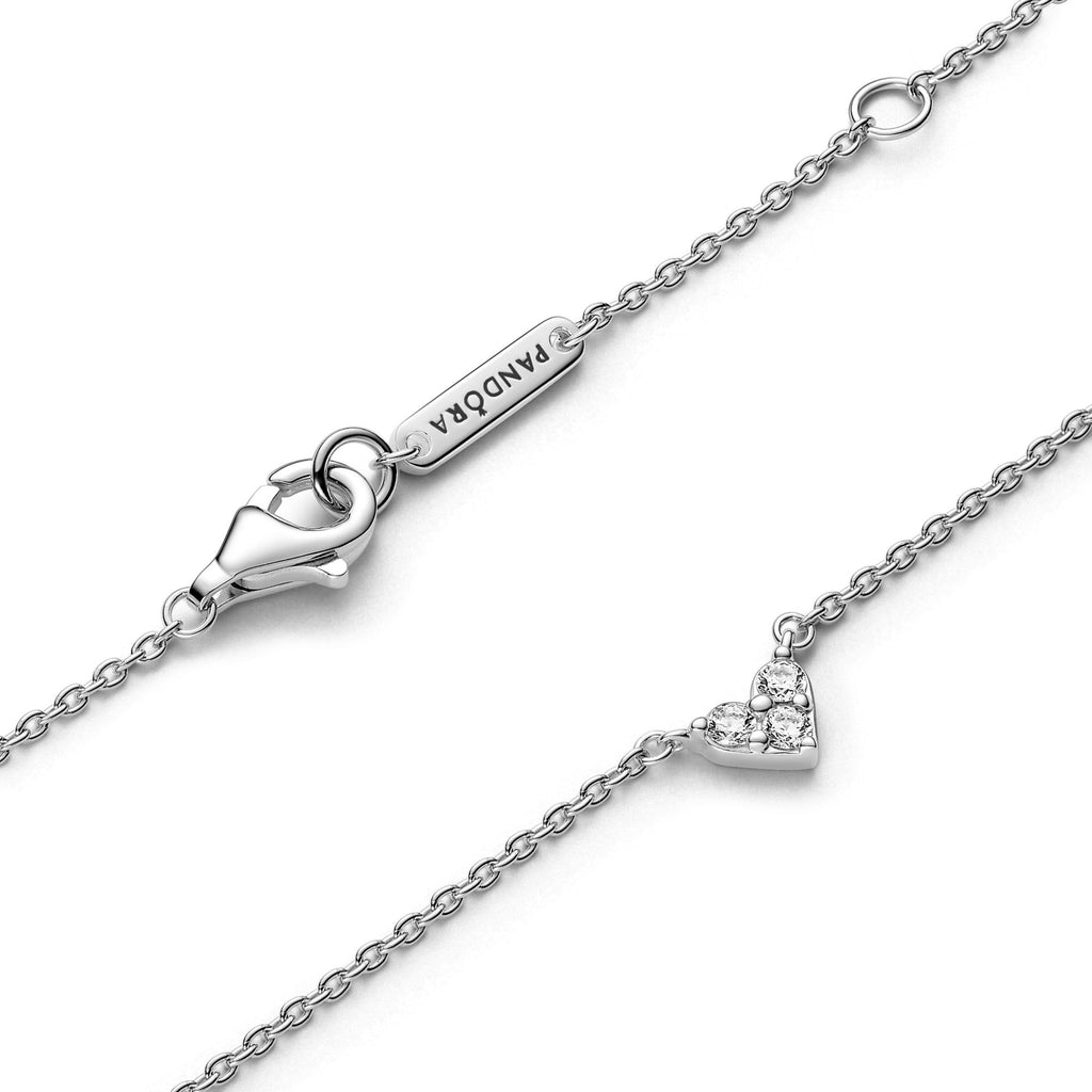 Pandora Timeless Collier Cœur Triple Pierre 393014C01-45