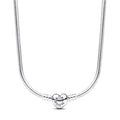 Pandora Moments Collier Maille Serpent Fermoir Cœur 393091C00-45