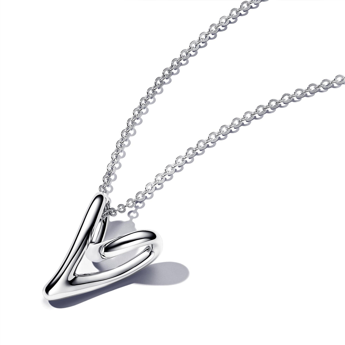 Pandora Essence Collier à Pendentif Cœur de Forme Organique 393272C00-70