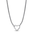 Pandora Moments Collier Maille Serpent Fermoir Cœur 393377C00-45