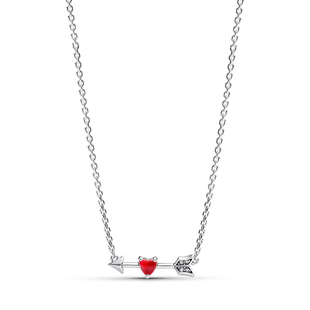 Pandora Moments Collier Flèche & Cœur en Verre de Murano 393669C01-50