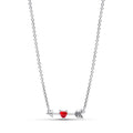 Pandora Moments Collier Flèche & Cœur en Verre de Murano 393669C01-50