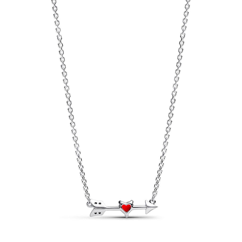 Pandora Moments Collier Flèche & Cœur en Verre de Murano 393669C01-50