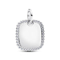 Pandora Moments Pendentif Plaque Carrée Gravable 394009C01