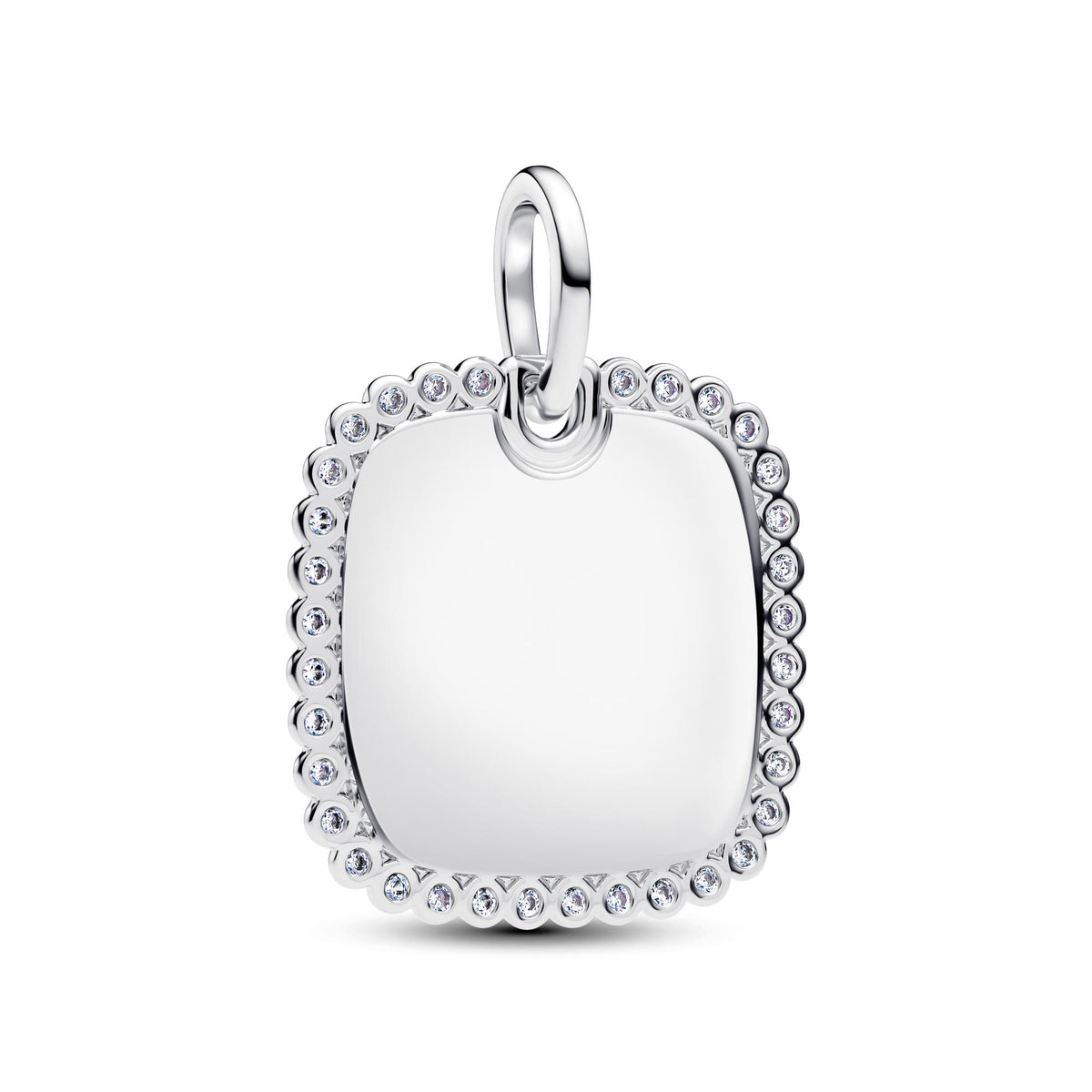 Pandora Moments Pendentif Plaque Carrée Gravable 394009C01