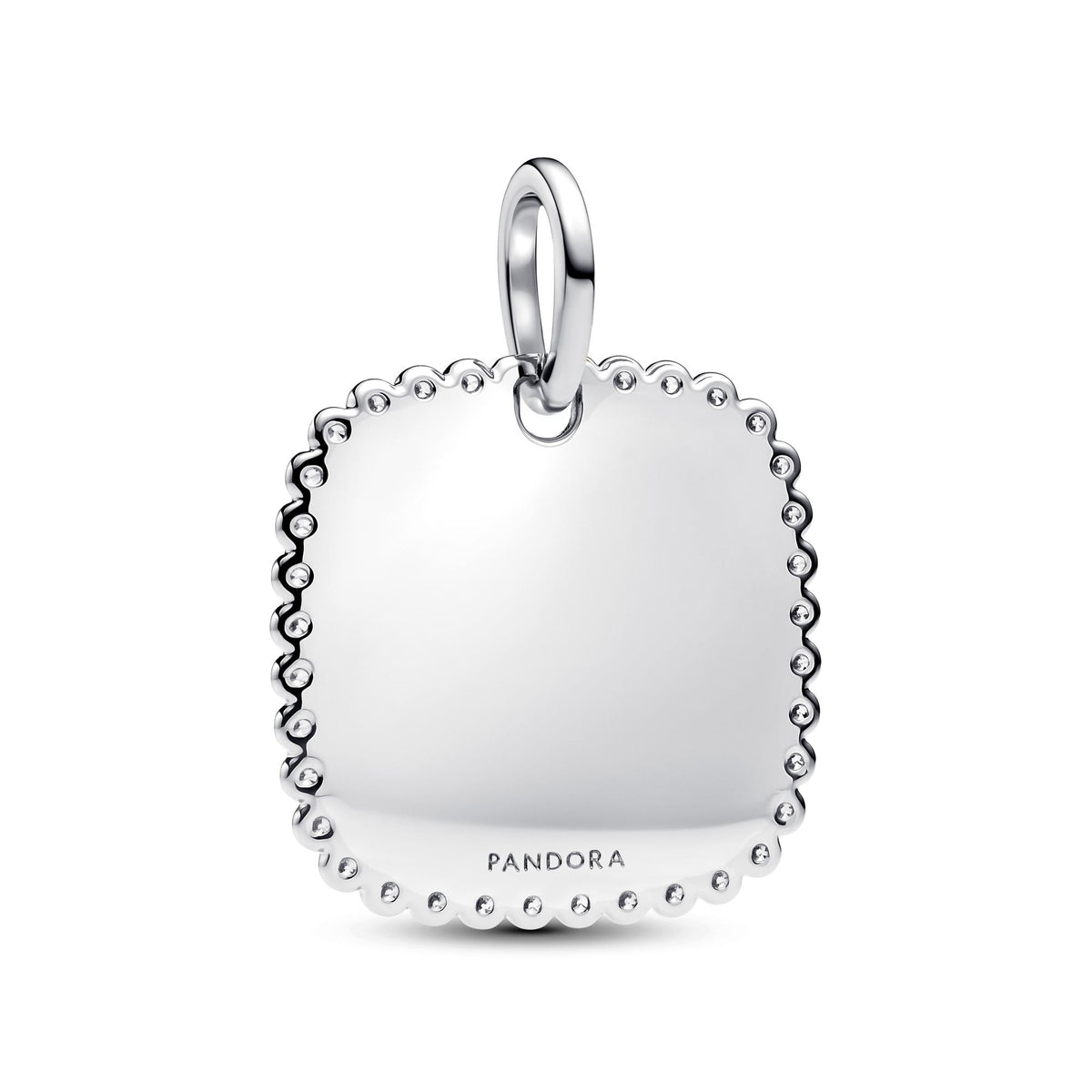 Pandora Moments Pendentif Plaque Carrée Gravable 394009C01