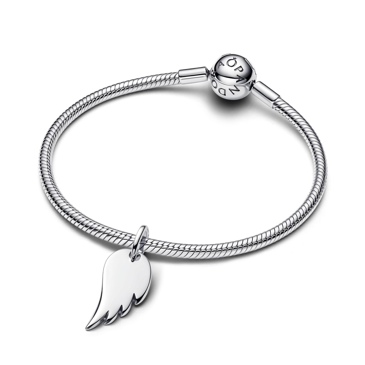 Pandora Moments Pendentif Plaque Aile d'Ange Gravable 394014C00