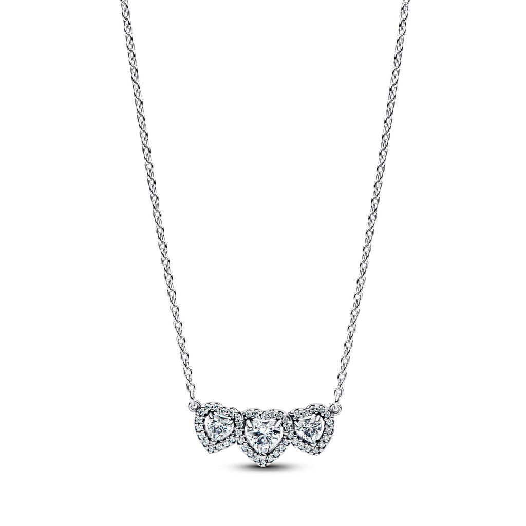 Pandora Timeless Collier Trilogie de Cœurs Halo 394412C01-45