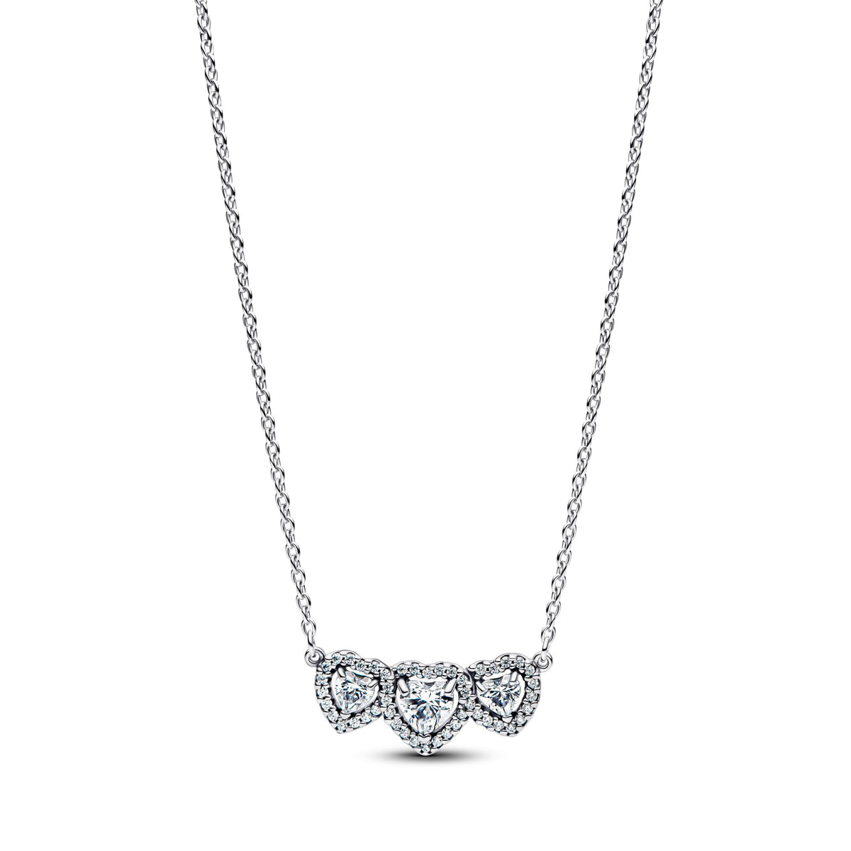Pandora Timeless Collier Trilogie de Cœurs Halo 394412C01-45