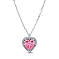 Pandora Timeless Collier Cœur Halo Rose 394414C01-45