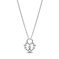 Pandora Moments Collier à Pendentif Cadenas Cœur Scintillant 394416C01-50