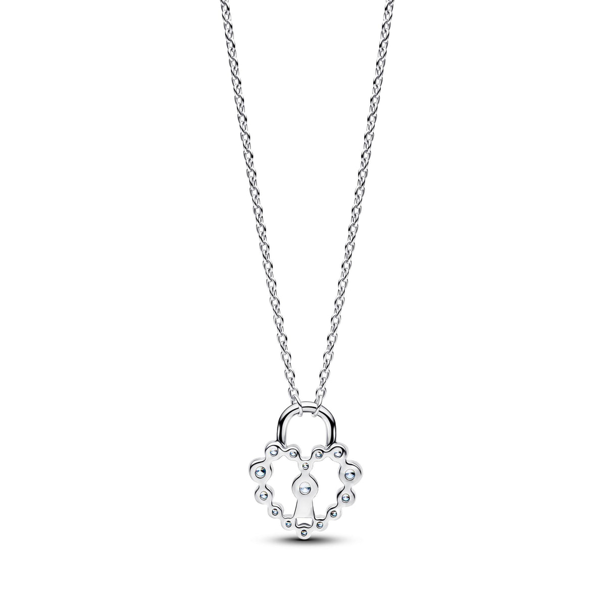 Pandora Moments Collier à Pendentif Cadenas Cœur Scintillant 394416C01-50