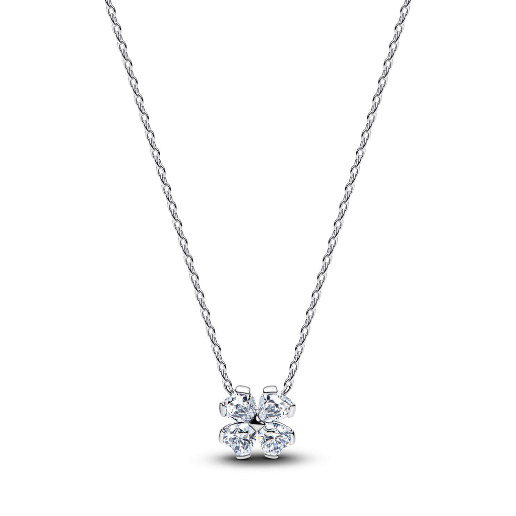 Pandora Timeless Collier à Pendentif Trèfle à Quatre Feuilles Scintillant 394502C01-45