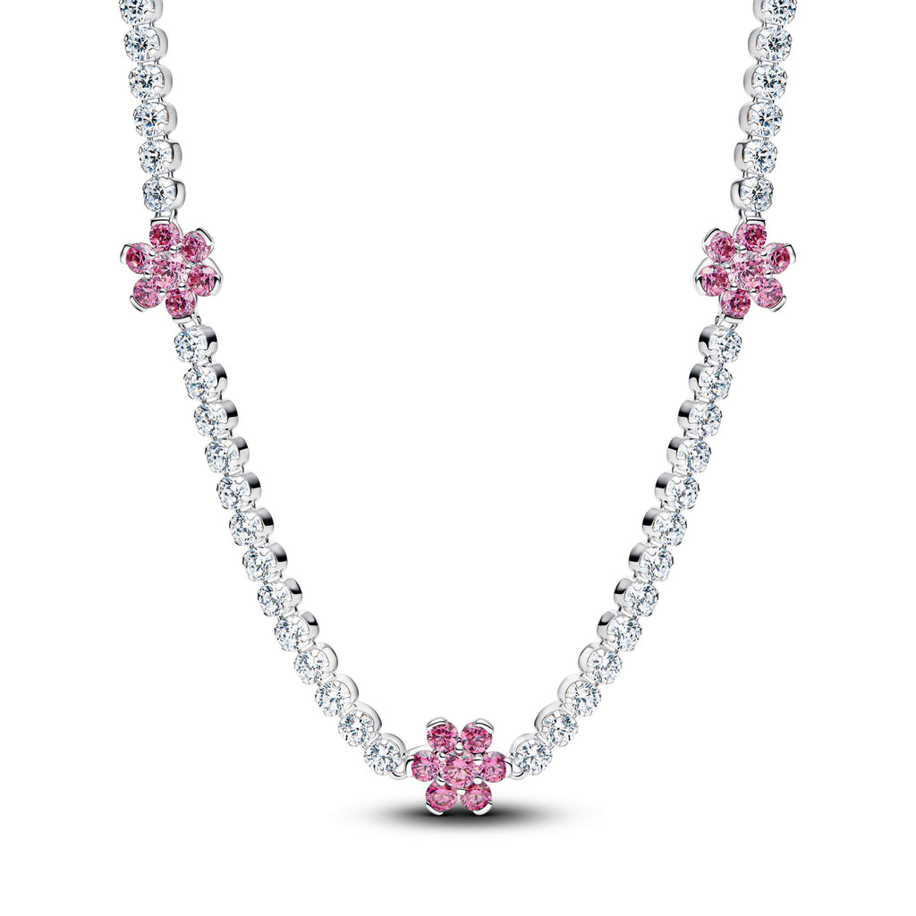Pandora Timeless Collier Rivière Fleur Rose 394561C01-40
