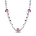 Pandora Timeless Collier Rivière Fleur Rose 394561C01-40