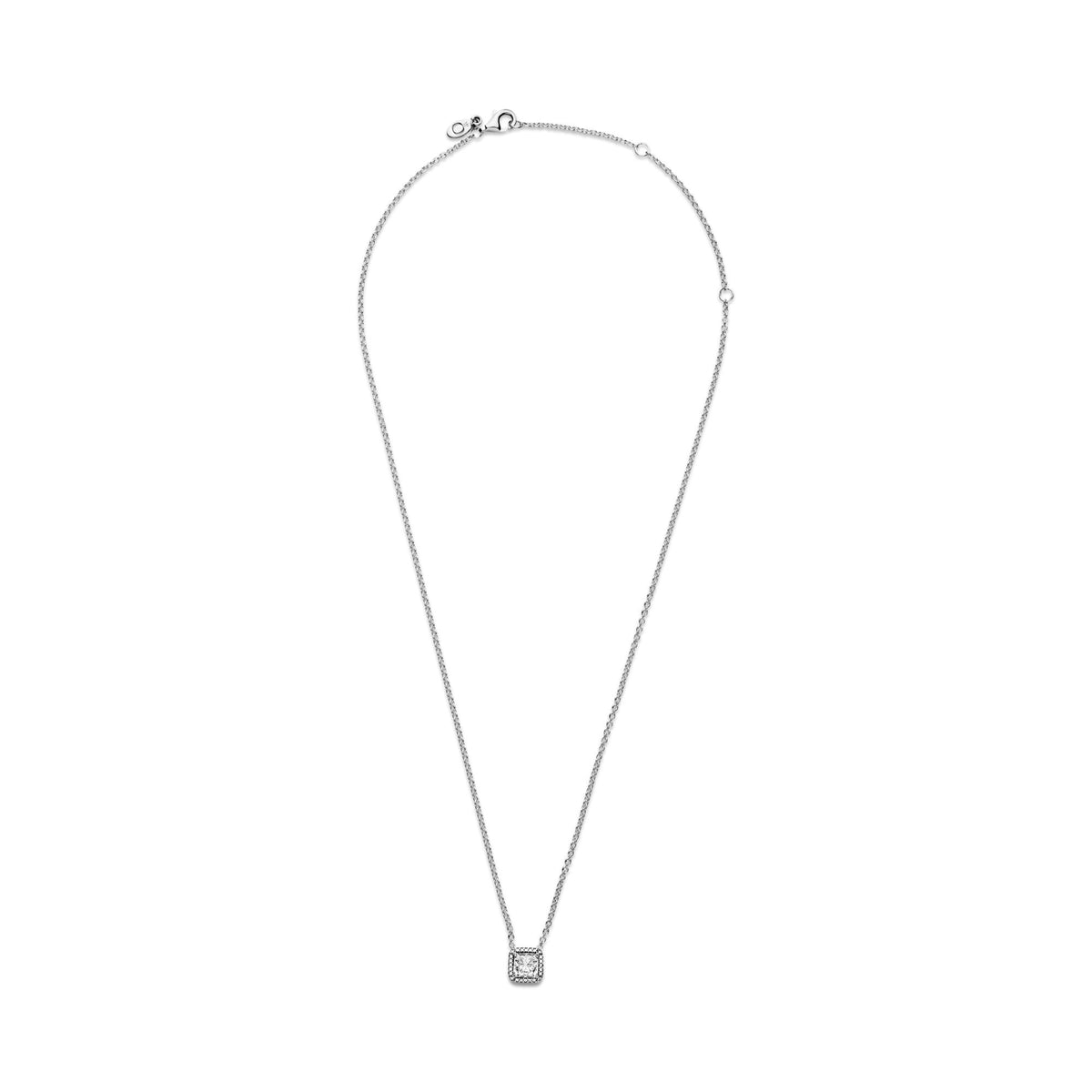 Pandora Timeless Collier Halo Scintillant Carré 396241CZ-45