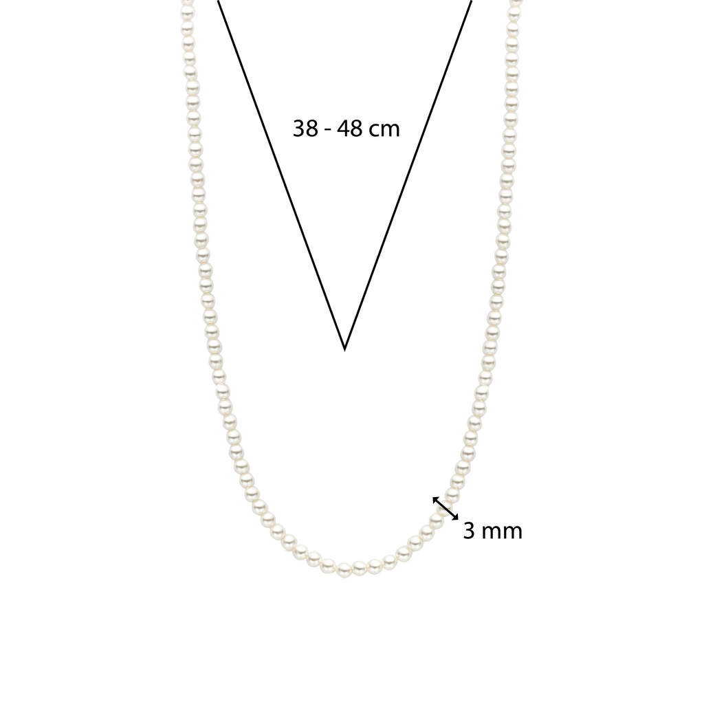 Ti Sento Milano Collier Perles 3962PW