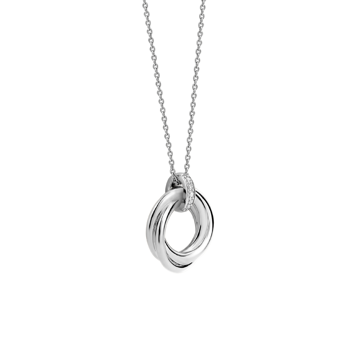 Ti Sento Milano Collier pendentif Cercles 3972ZI