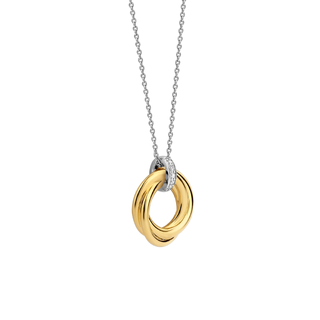 Ti Sento Milano Collier pendentif Cercles 3972ZY