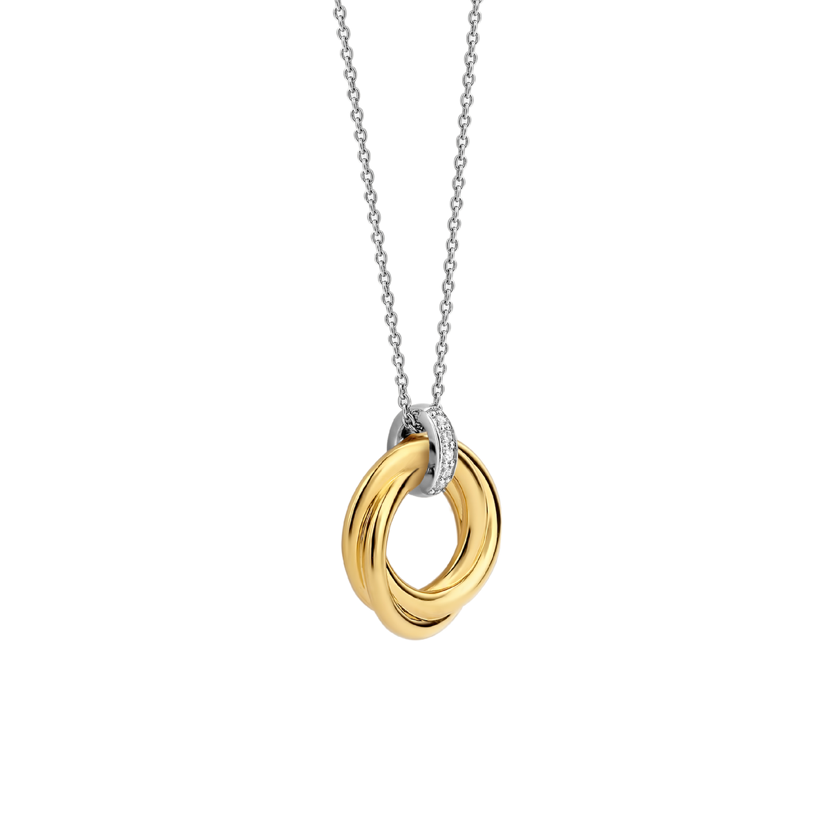 Ti Sento Milano Collier pendentif Cercles 3972ZY