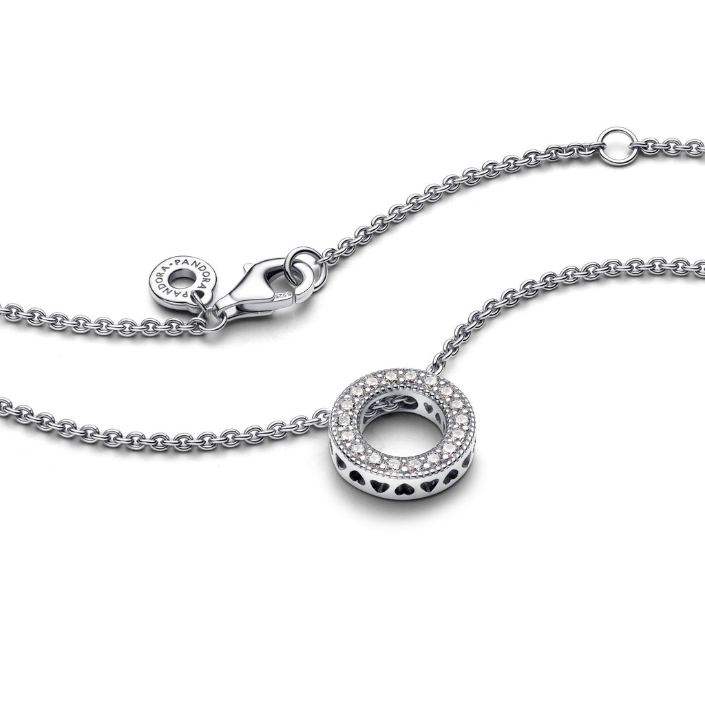 Pandora Signature Collier Cercle Pavé Signature 397436CZ-45