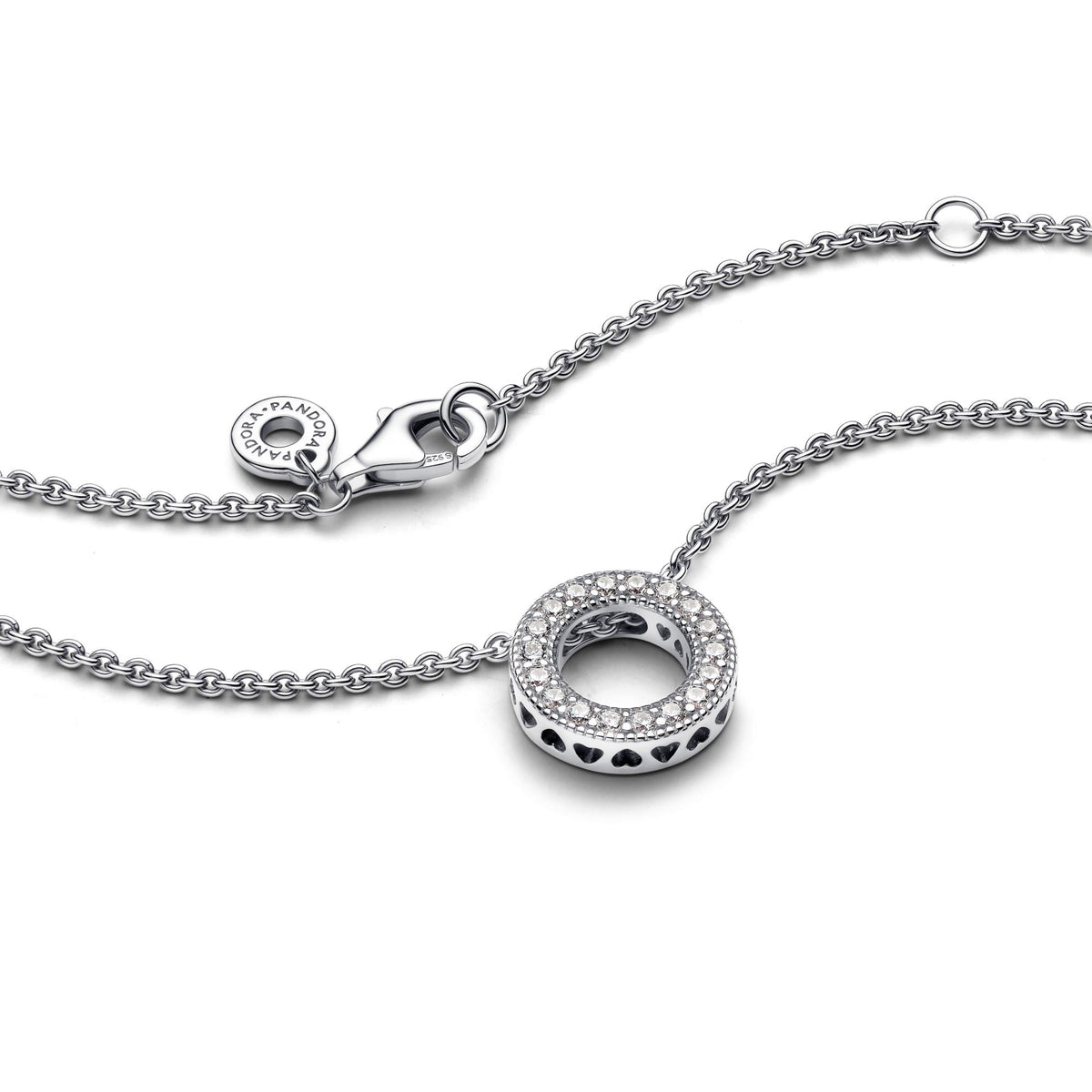 Pandora Signature Collier Cercle Pavé Signature 397436CZ-45
