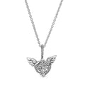 Pandora Moments Collier Cœur Pavé &amp; Ailes d'Ange 398505C01-45
