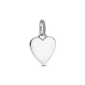 Pandora Moments Pendentif Étiquette Cœur Gravable 398914C00