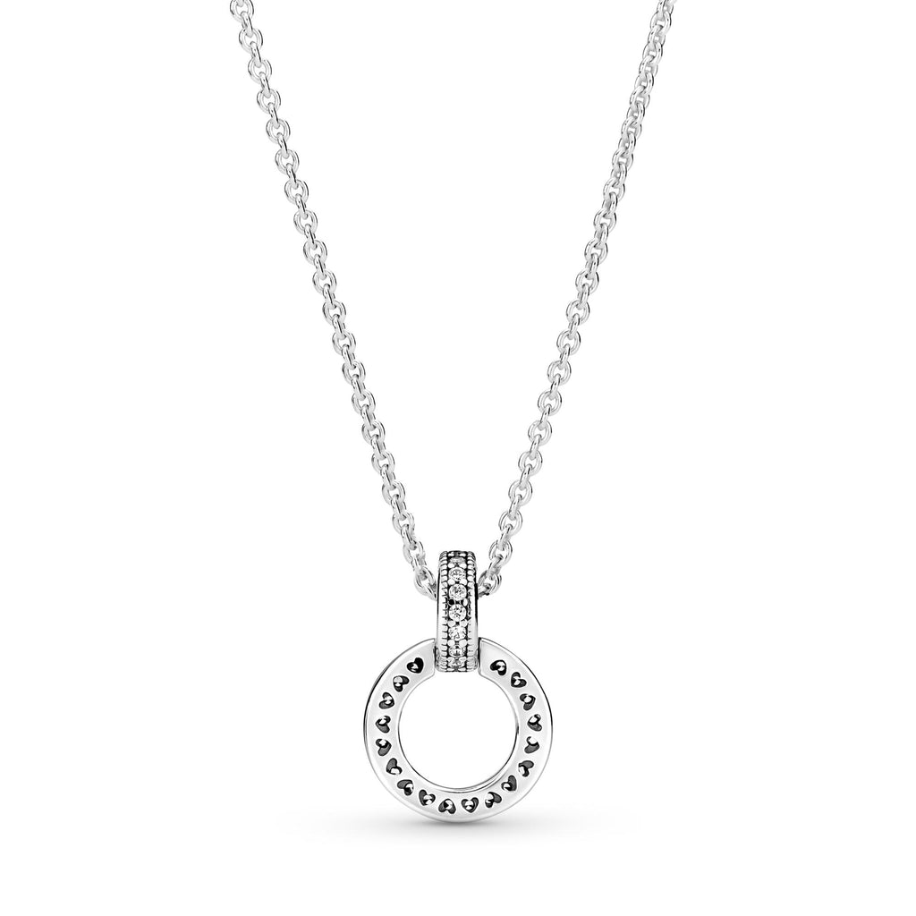 Pandora Signature Pendentif & Collier Double Cercle 399487C01-45