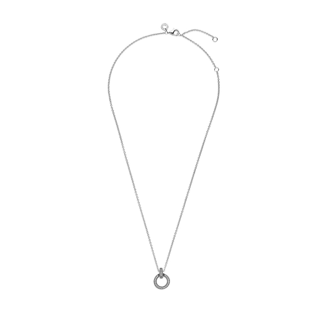 Pandora Signature Pendentif & Collier Double Cercle 399487C01-45