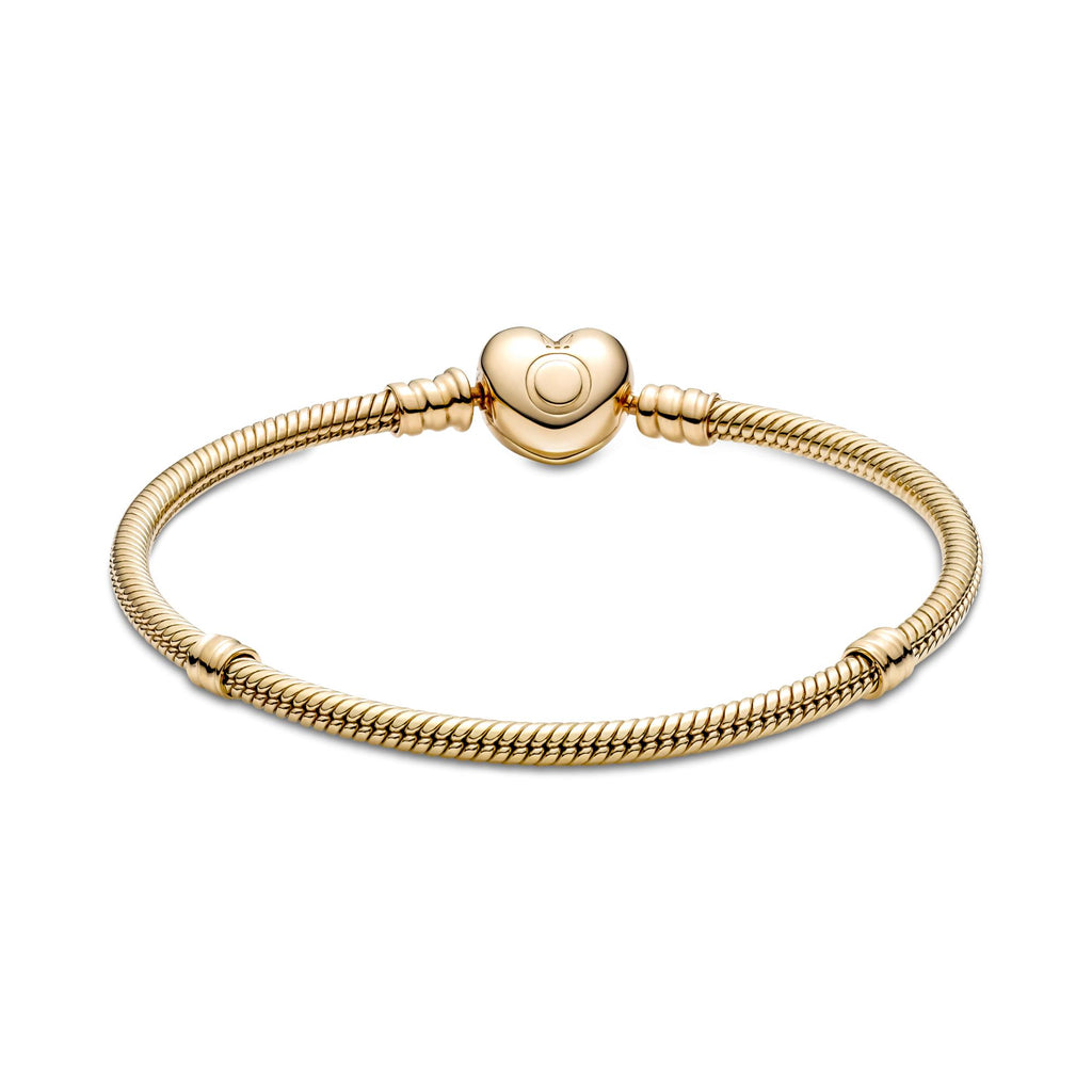 Pandora Moments Bracelet Maille Serpent Fermoir Cœur 559522C00