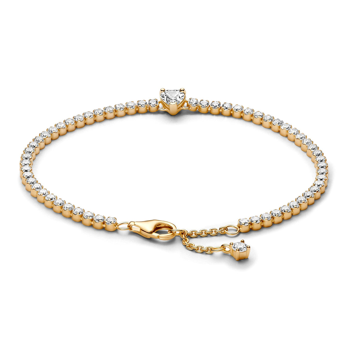 Pandora Timeless Bracelet Rivière Cœur Scintillant 560041C01