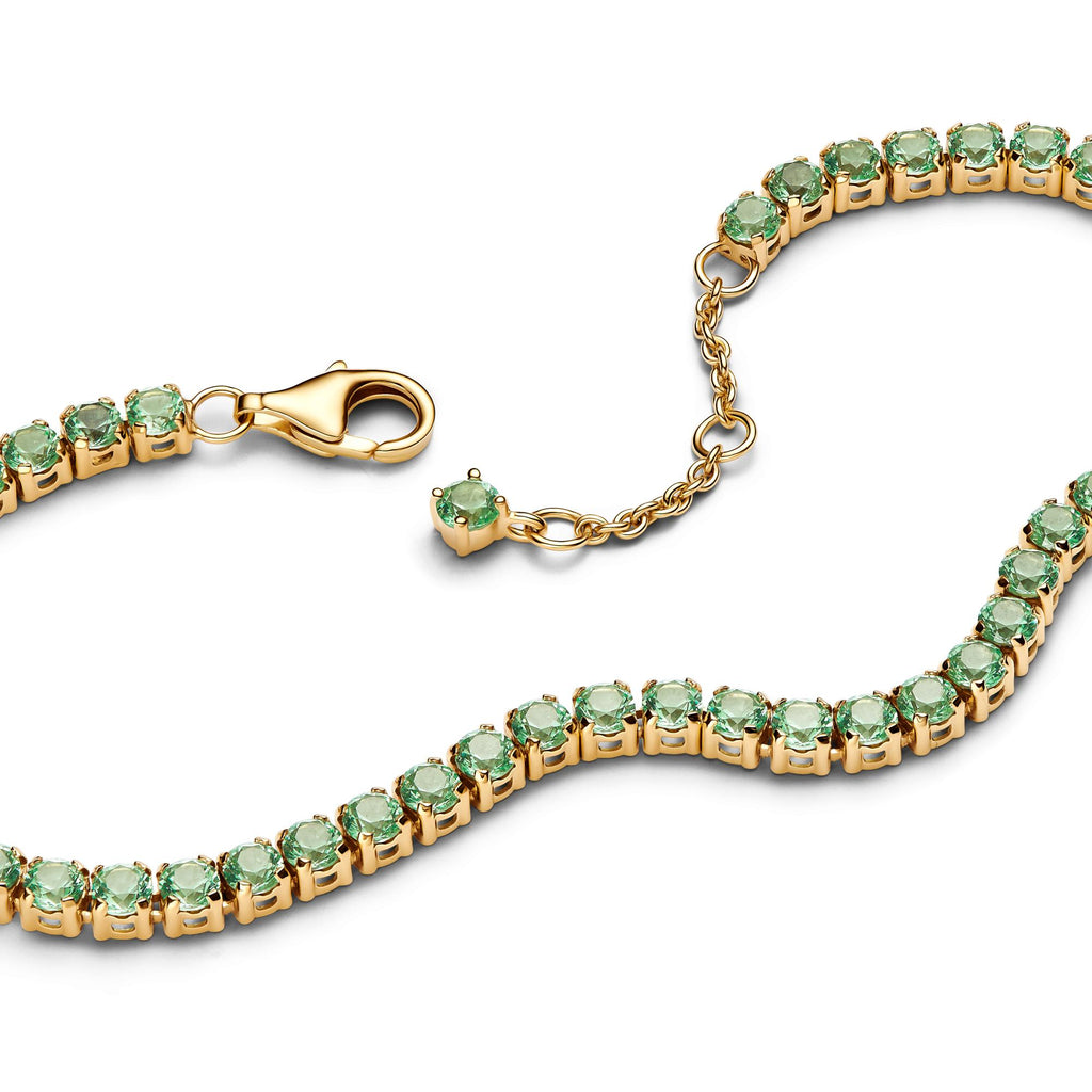 Pandora Timeless Bracelet Rivière Vert Scintillant 561469C02