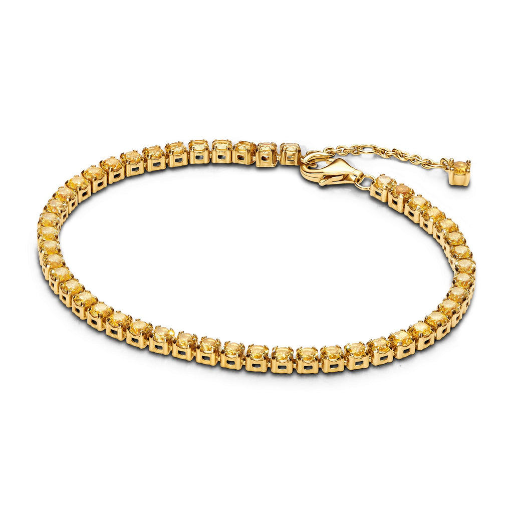 Pandora Timeless Bracelet Rivière Jaune Scintillant 561469C03