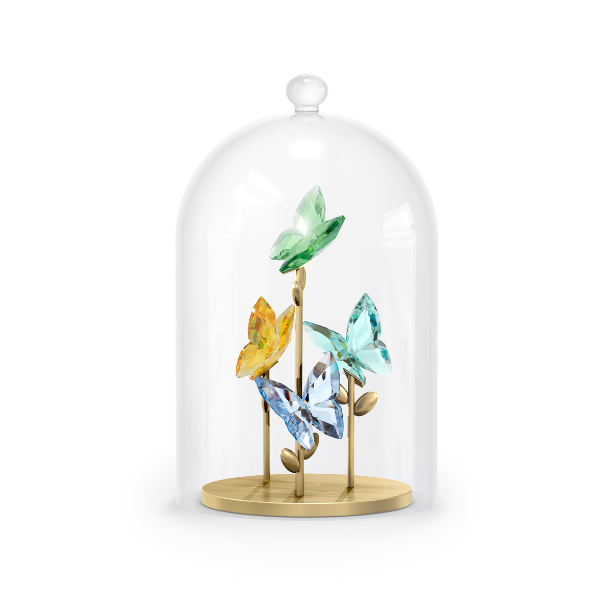 Swarovski Jungle Beats Cloche de verre Papillon Animal doré 5619219