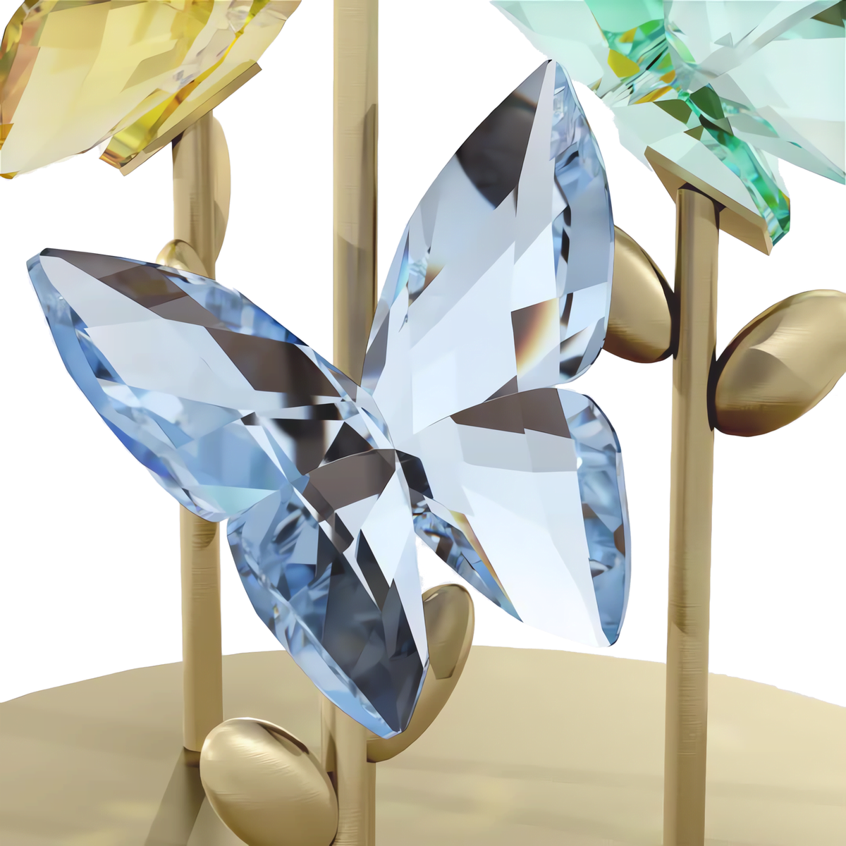 Swarovski Jungle Beats Cloche de verre Papillon Animal doré 5619219