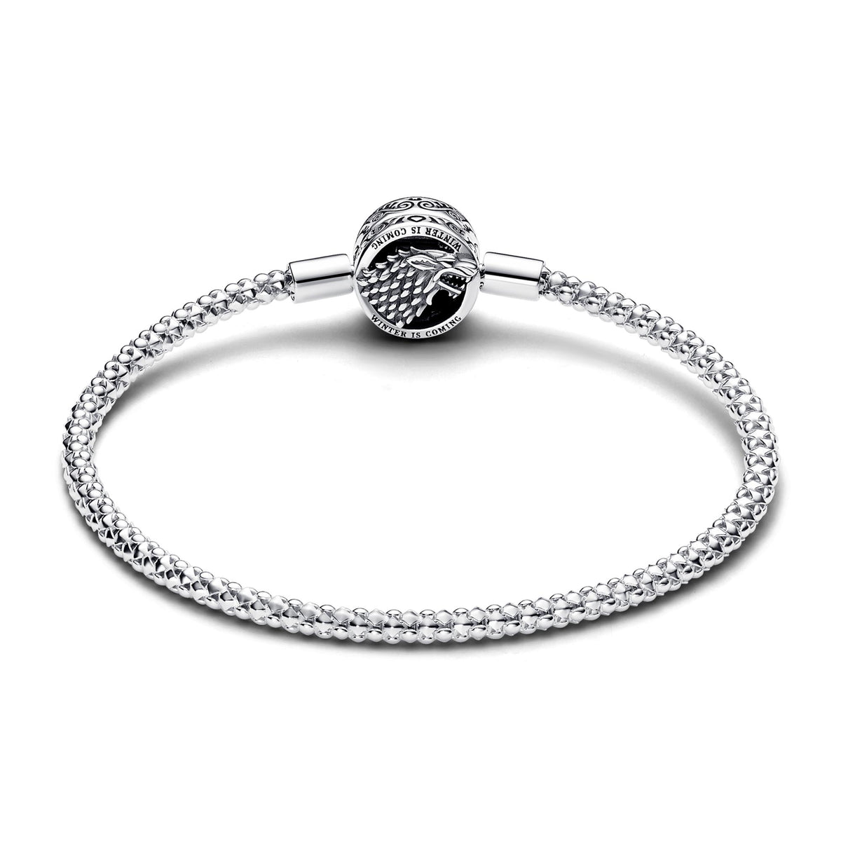 Pandora Game of Thrones Bracelet Maille Cloutée Pandora Moments Game of Thrones Fermoir Sceau de Maison 562964C00