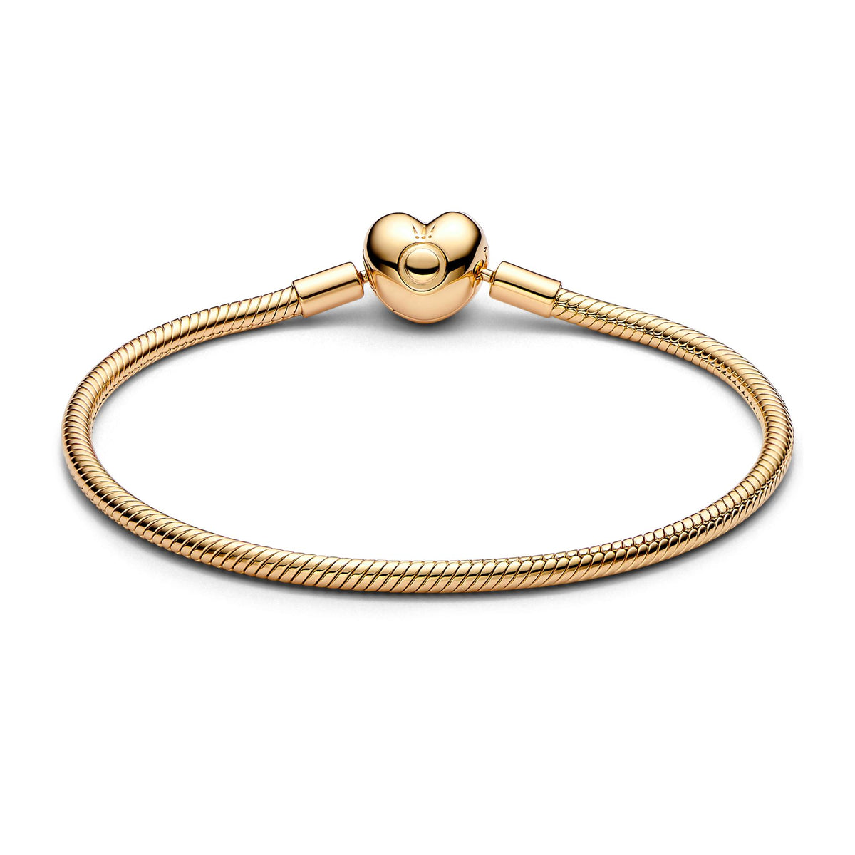 Pandora Moments Bracelet Maille Serpent Fermoir Cœur 563050C00