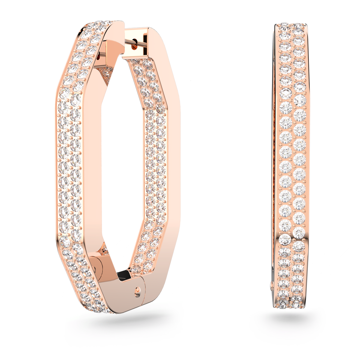 Swarovski Anneaux d'oreilles Dextera Blanches 5634992