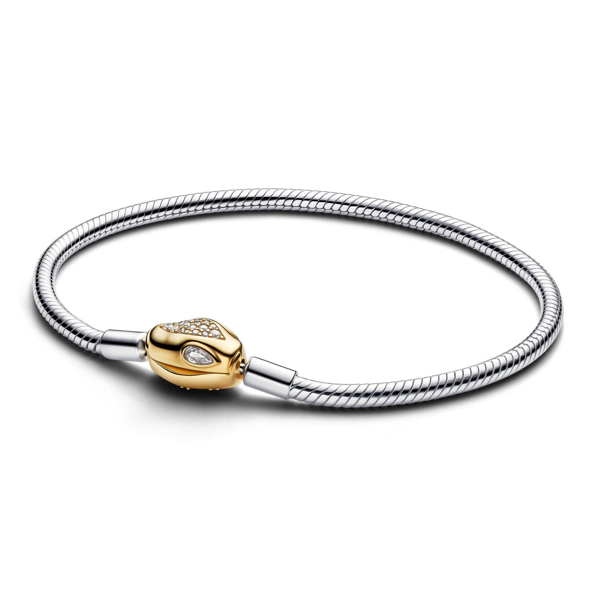 Pandora Moments Bracelet Fermoir & Maille Serpent 563683C01