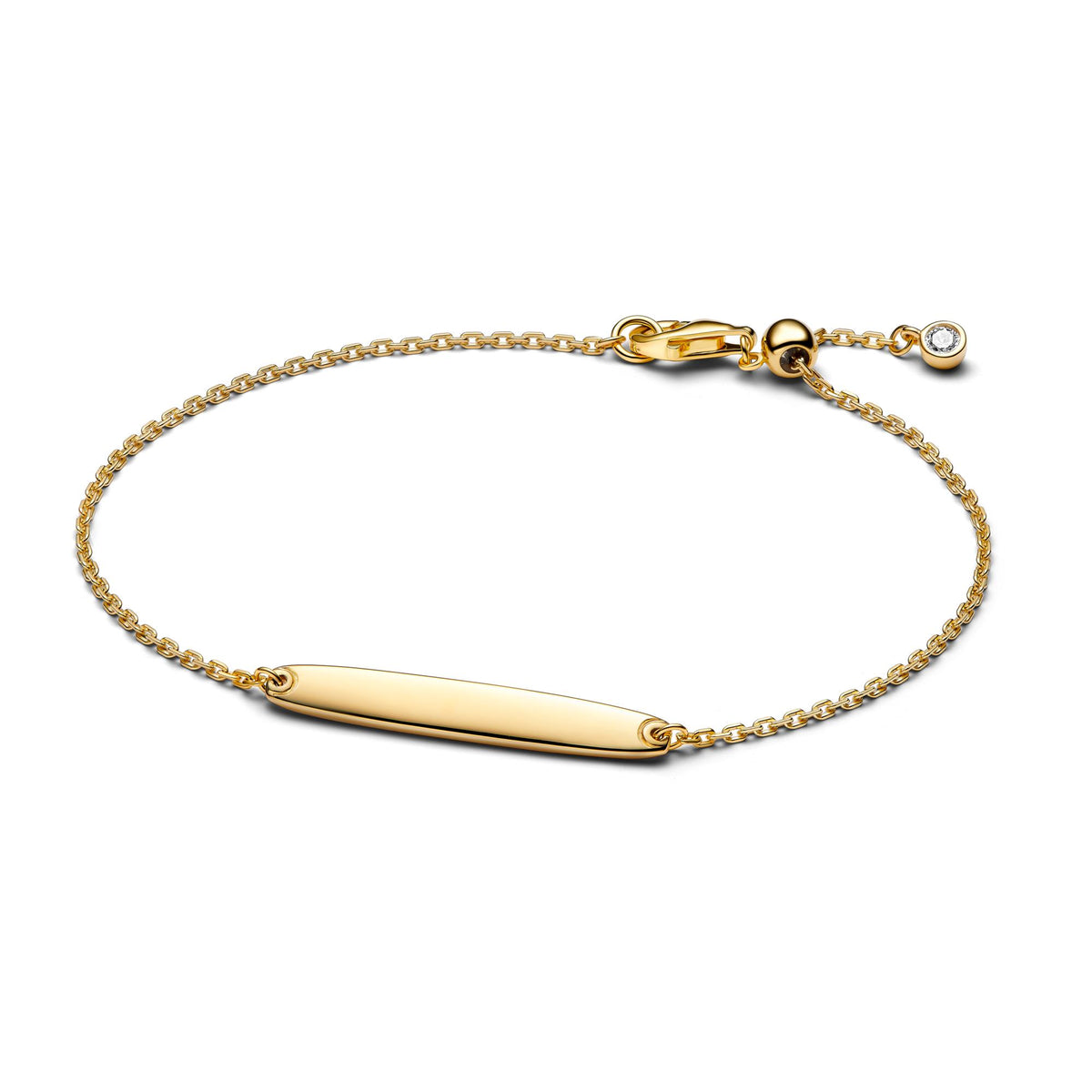 Pandora Moments Bracelet Chaîne Barre Gravable 564010C01