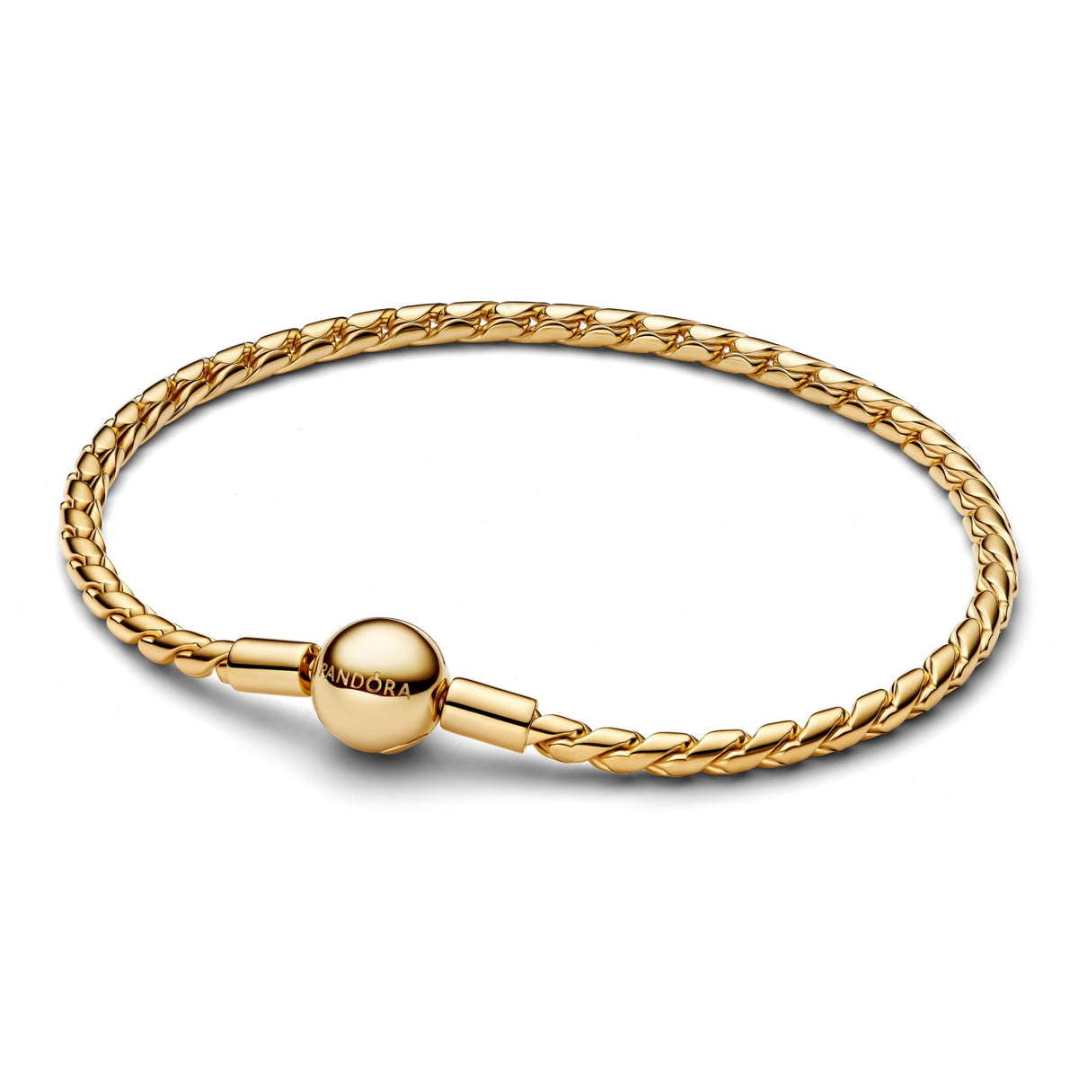 Pandora Moments Bracelet Maille Ailée Fermoir Rond 564028C00