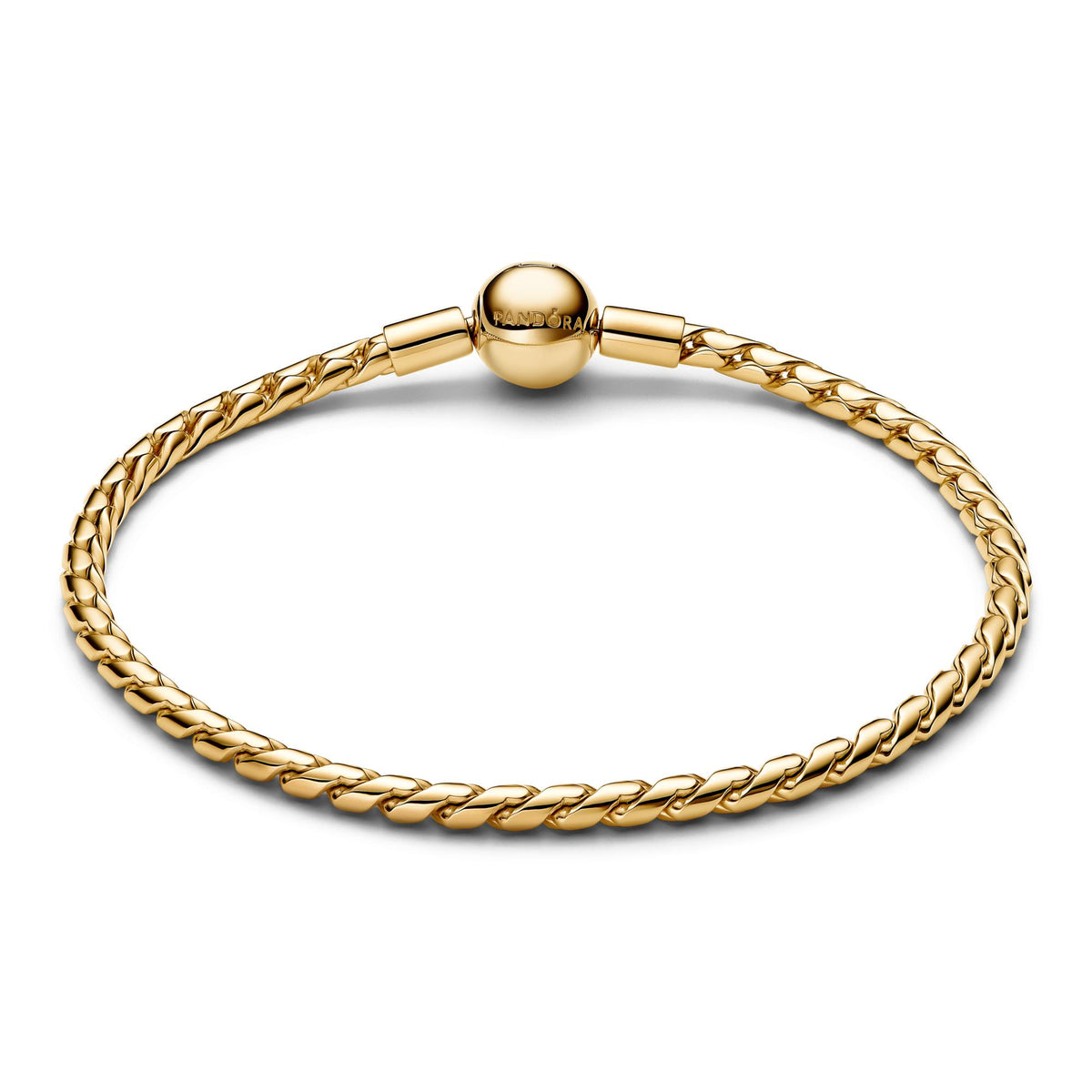 Pandora Moments Bracelet Maille Ailée Fermoir Rond 564028C00