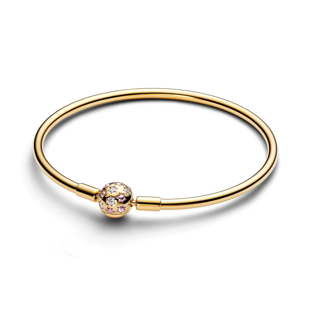 Pandora Moments Bracelet Rigide Fermoir Sphérique Étoile 564639C01